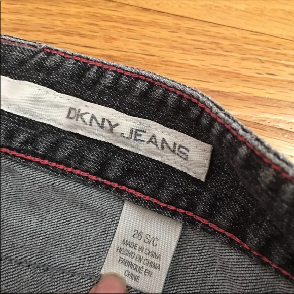 DKNY Charcoal Grey denim Skinny Jeans 26 - Picture 3 of 6